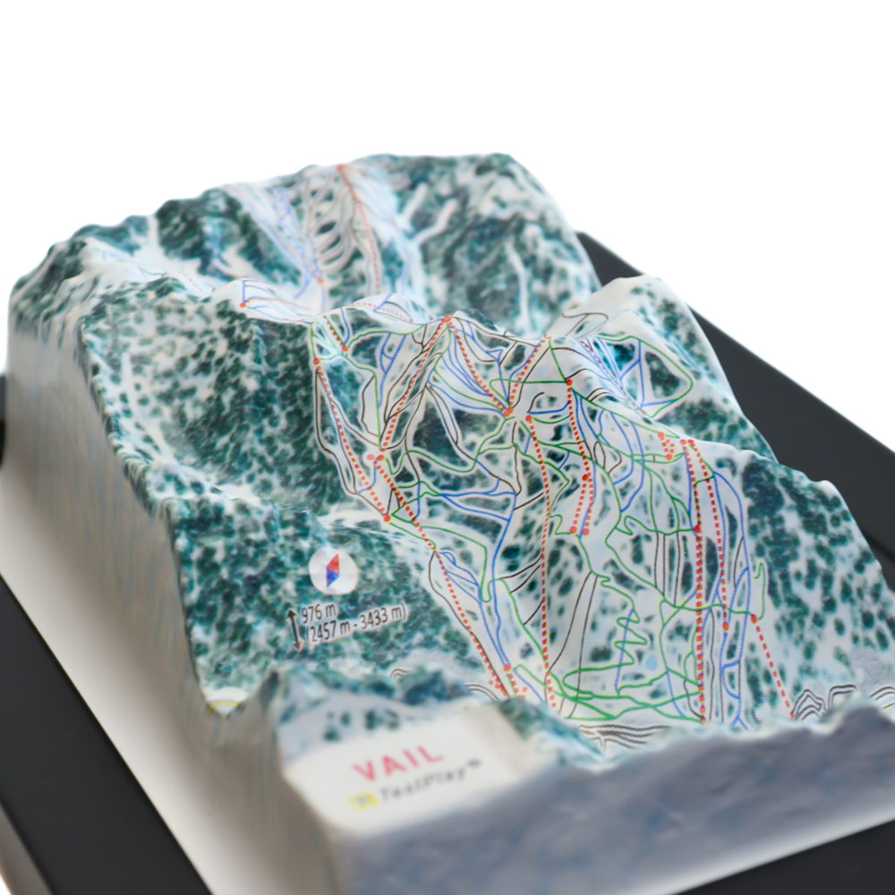 Vail 3D Ski Map by TestPlay - Souvenir, Keepsake, Decor