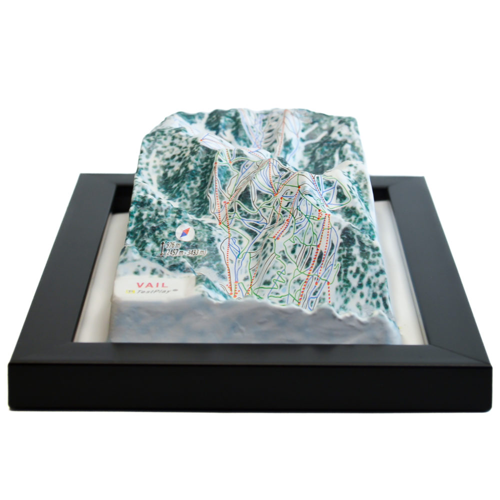Vail 3D Ski Map by TestPlay - Souvenir, Keepsake, Decor