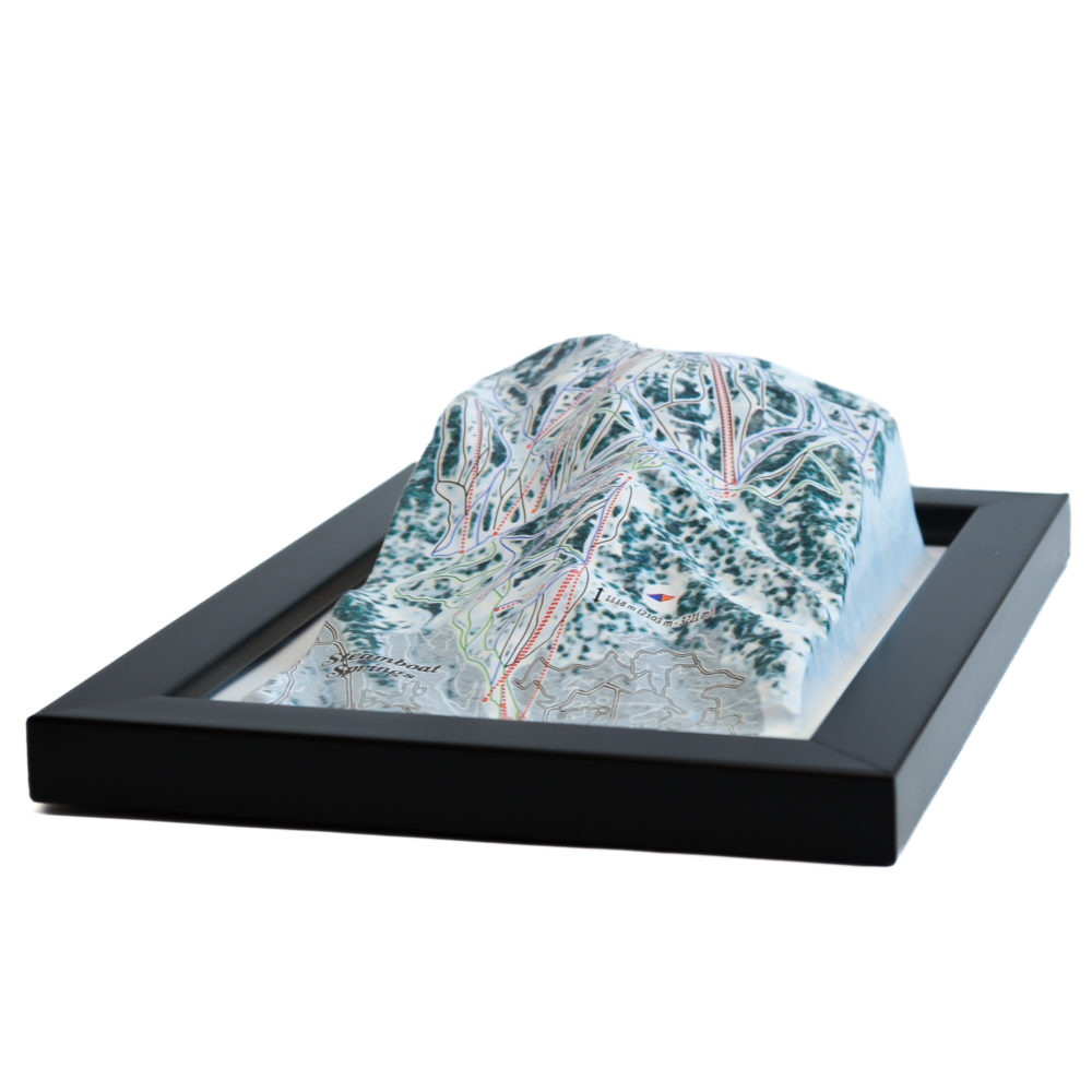 Steamboat Springs 3D Ski Map by TestPlay - Souvenir, Keepsake, Decor
