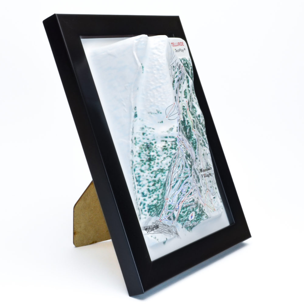 Telluride 3D Ski Map by TestPlay - Souvenir, Keepsake, Decor
