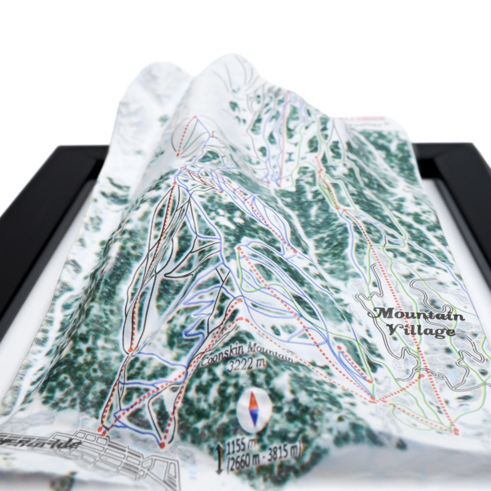 Telluride 3D Ski Map by TestPlay - Souvenir, Keepsake, Decor