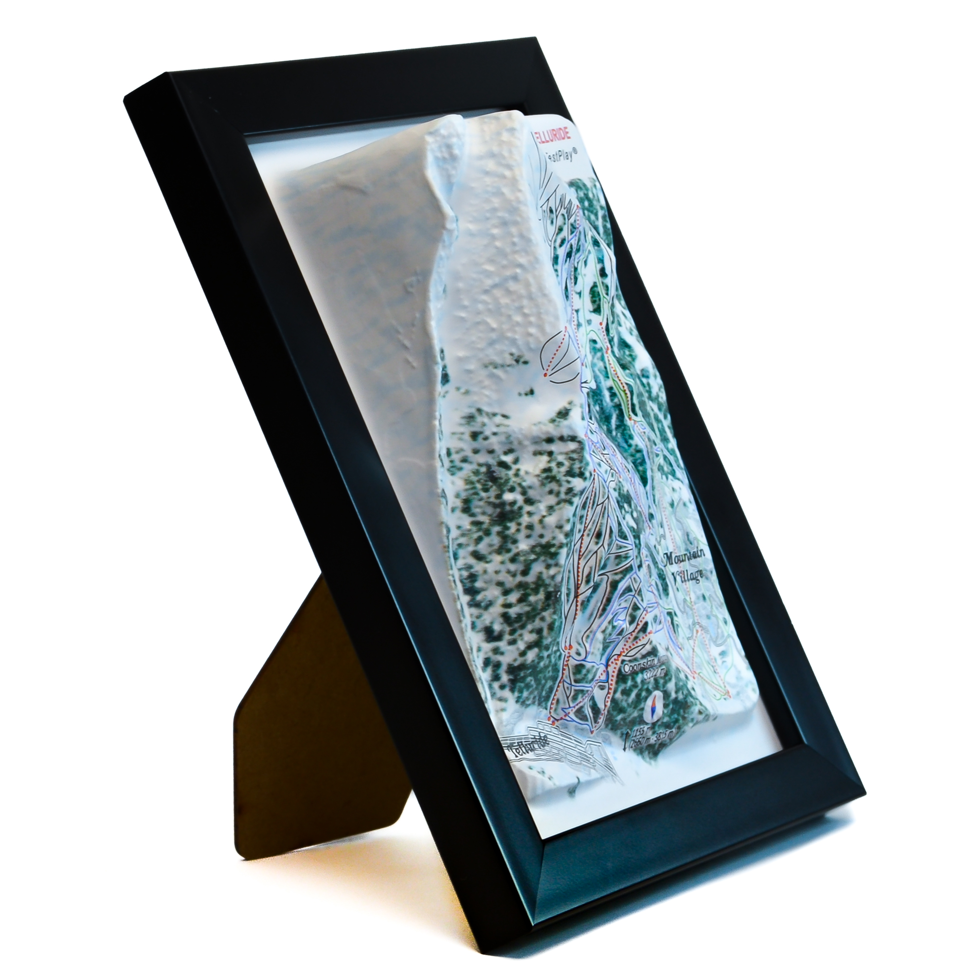 Telluride 3D Ski Map by TestPlay - Souvenir, Keepsake, Decor