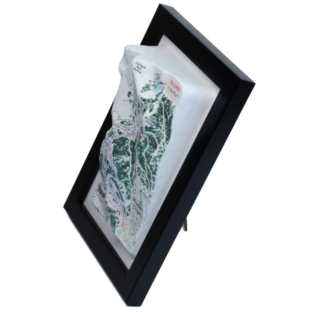 Telluride 3D Ski Map by TestPlay - Souvenir, Keepsake, Decor