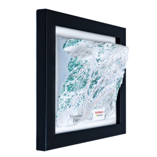 Snowmass 3D Ski Map by TestPlay - Souvenir, Keepsake, Decor
