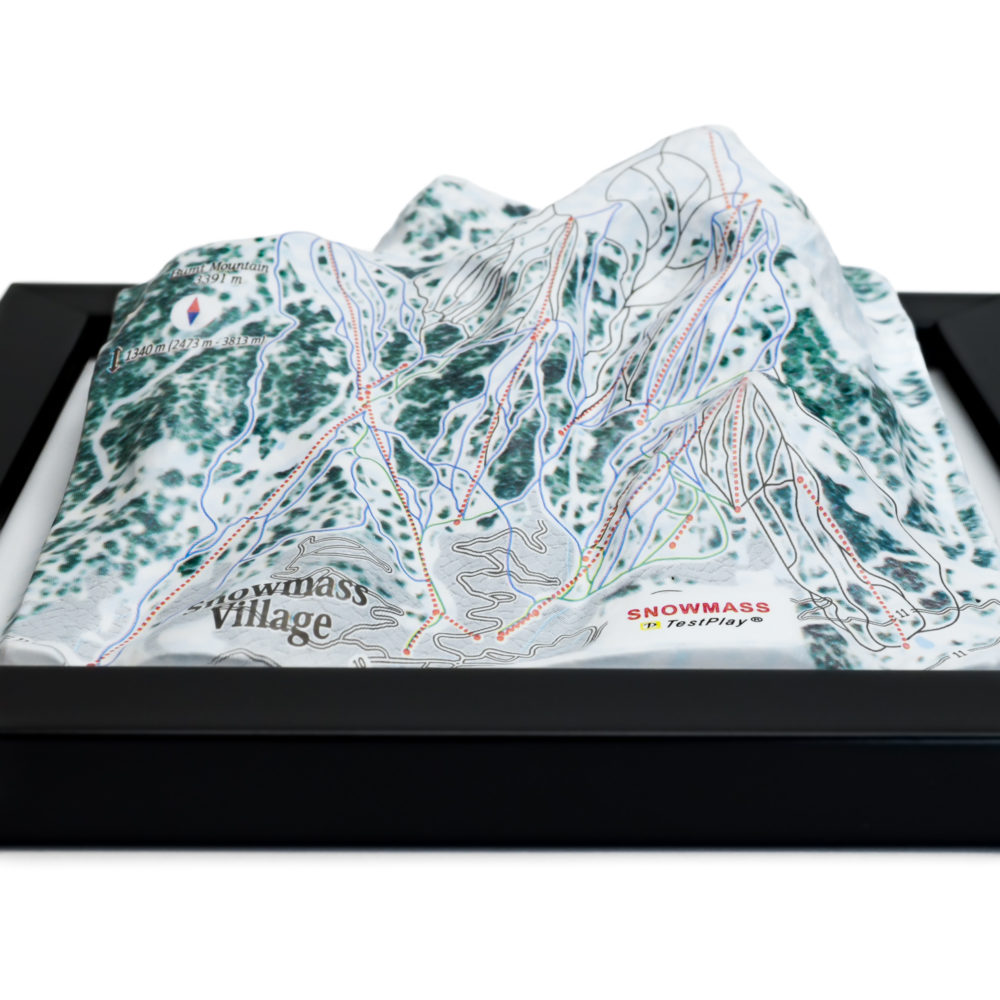 09_Snowmass 3D Ski Map_05 Snowmass 3D Ski Map by TestPlay - Souvenir, Keepsake, Decor