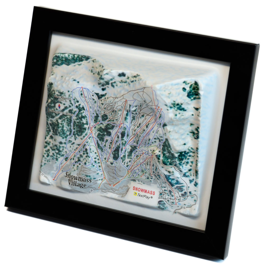 09_Snowmass 3D Ski Map_06 Snowmass 3D Ski Map by TestPlay - Souvenir, Keepsake, Decor