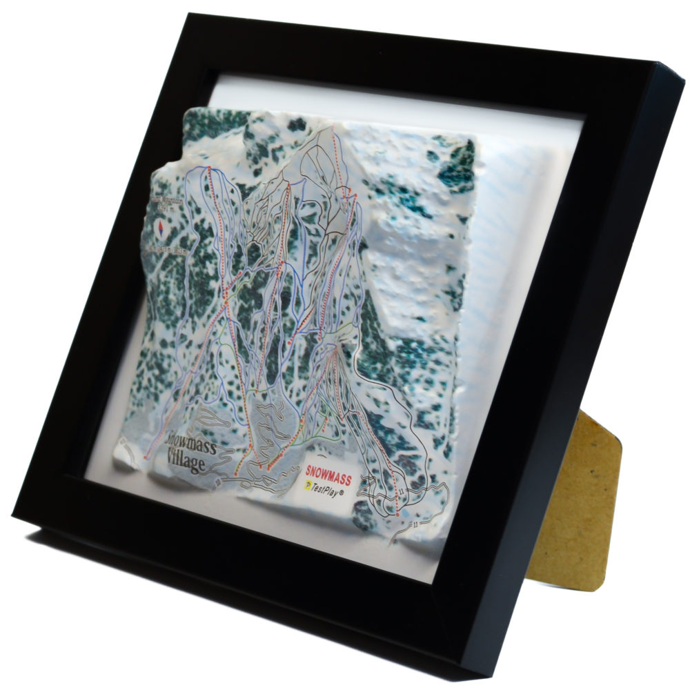 09_Snowmass 3D Ski Map_07 Snowmass 3D Ski Map by TestPlay - Souvenir, Keepsake, Decor