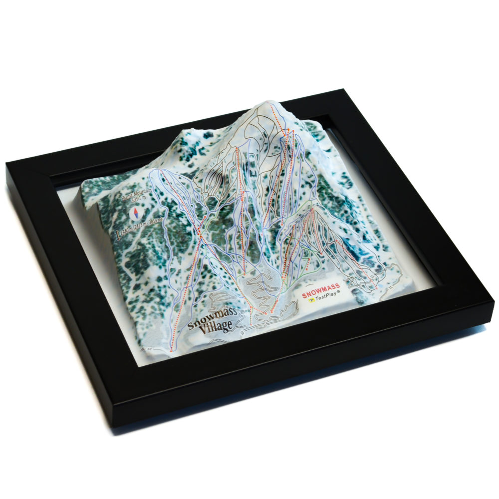 09_Snowmass 3D Ski Map_09 Snowmass 3D Ski Map by TestPlay - Souvenir, Keepsake, Decor