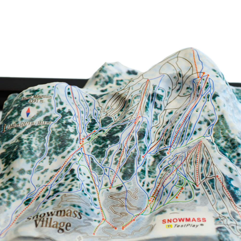09_Snowmass 3D Ski Map_13 Snowmass 3D Ski Map by TestPlay - Souvenir, Keepsake, Decor