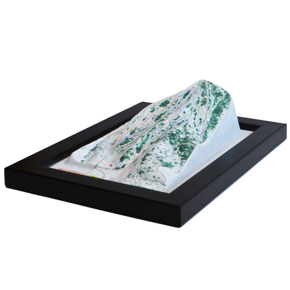 Buttermilk 3D Ski Map by TestPlay - Souvenir, Keepsake, Decor