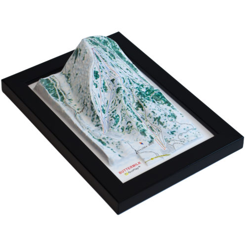 Buttermilk 3D Ski Map by TestPlay - Souvenir, Keepsake, Decor