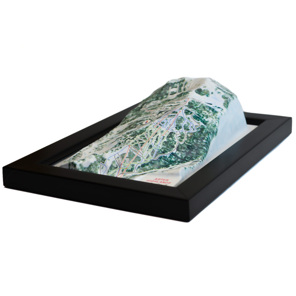 11_Aspen Highlands 3D Ski Map_06 Aspen Highlands 3D Ski Map by TestPlay - Souvenir, Keepsake, Decor