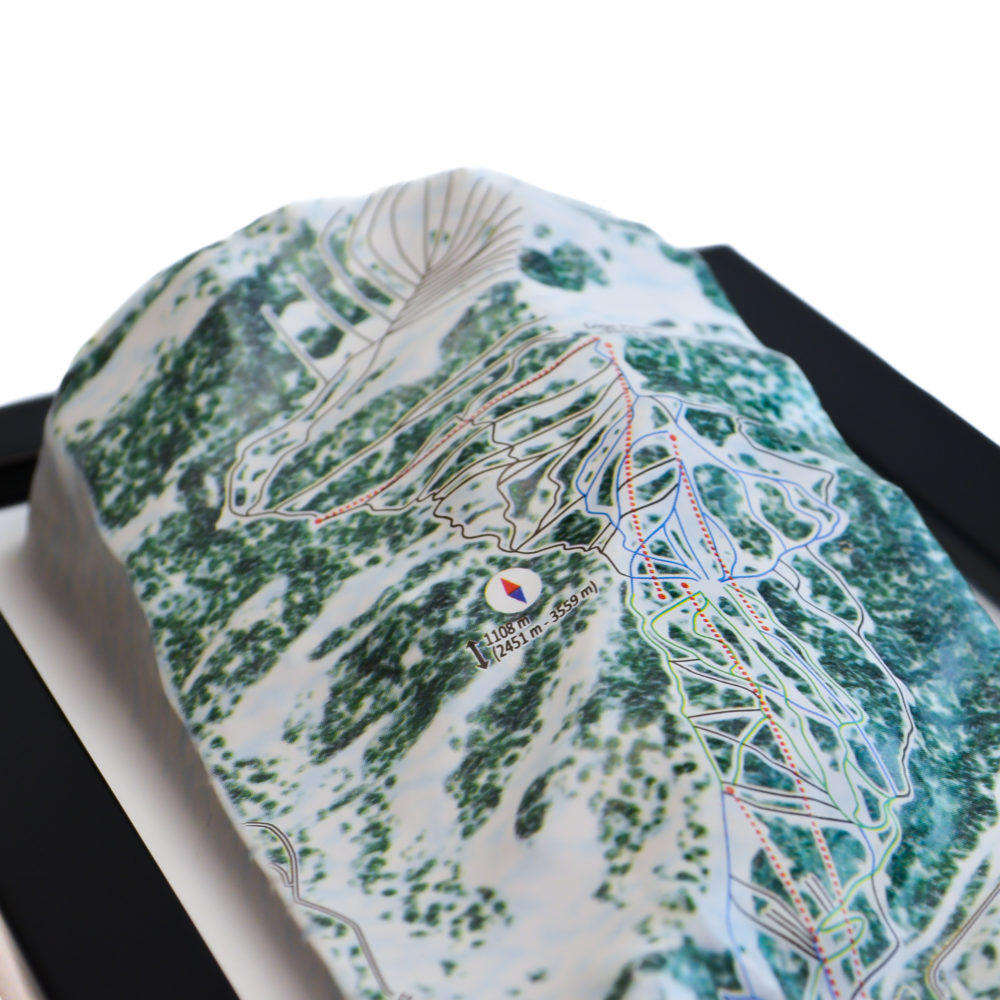 11_Aspen Highlands 3D Ski Map_08 Aspen Highlands 3D Ski Map by TestPlay - Souvenir, Keepsake, Decor