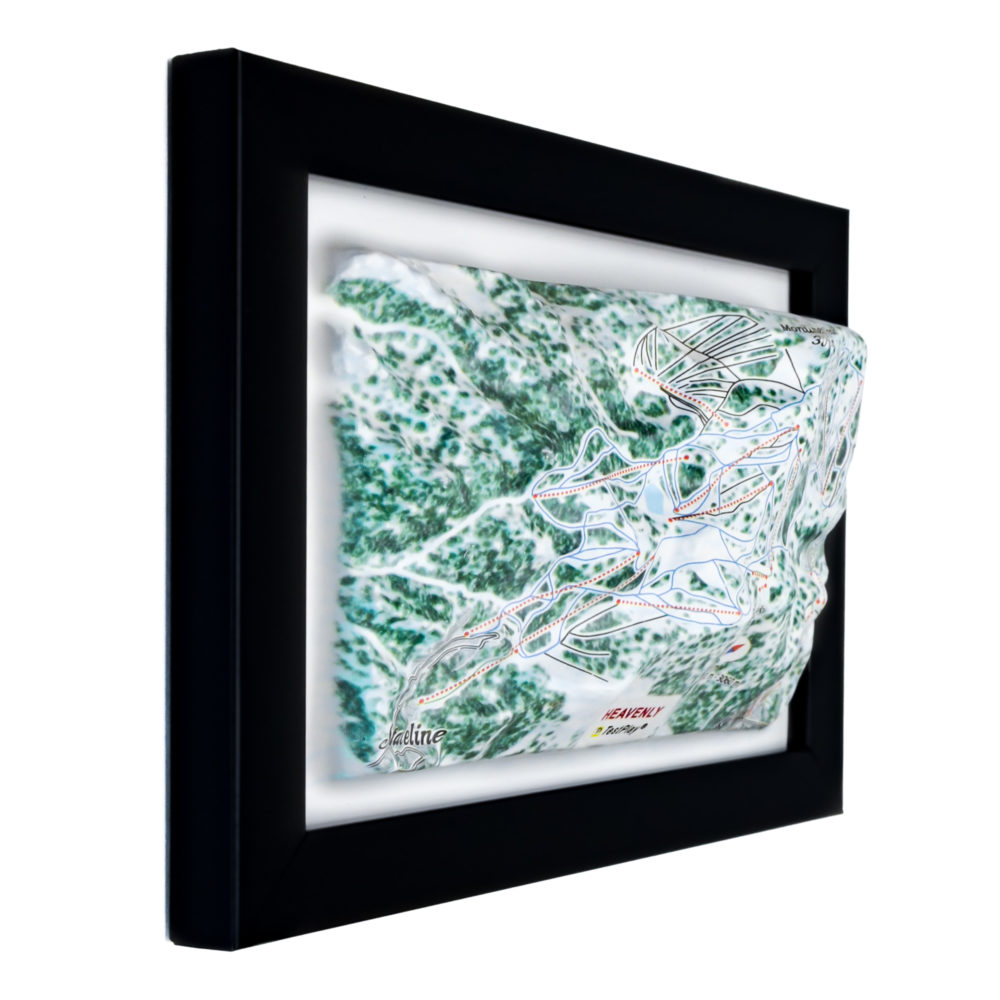 12_Heavenly 3D Ski Map_03 Heavenly 3D Ski Map by TestPlay - Souvenir, Keepsake, Decor