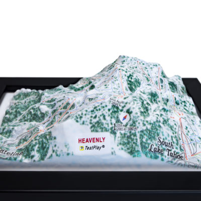 Heavenly 3D Ski Map by TestPlay - Souvenir, Keepsake, Decor