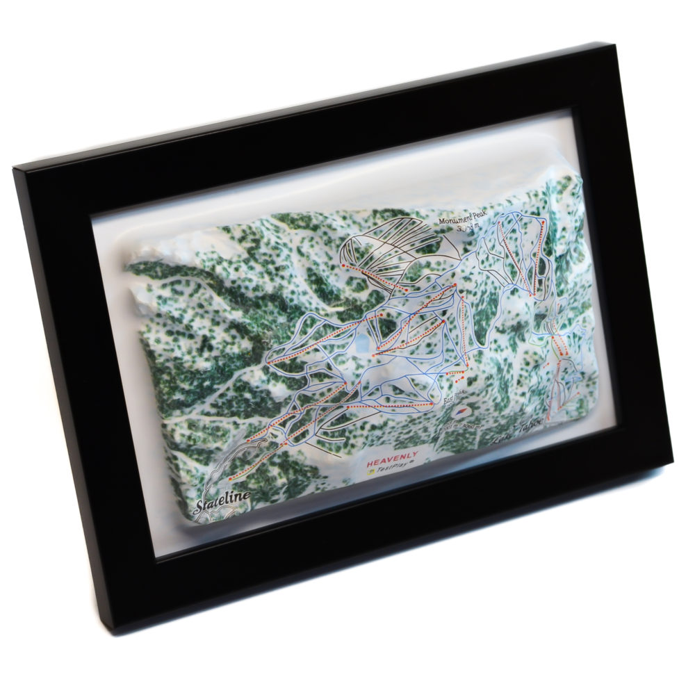 12_Heavenly 3D Ski Map_05 Heavenly 3D Ski Map by TestPlay - Souvenir, Keepsake, Decor
