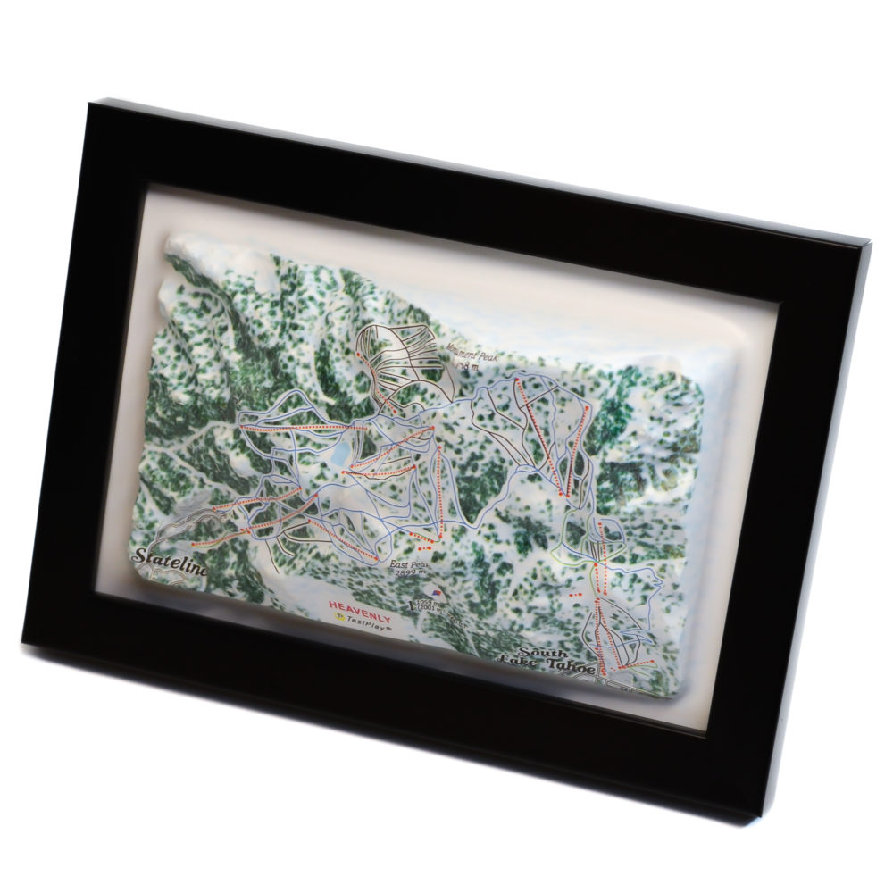 12_Heavenly 3D Ski Map_06 Heavenly 3D Ski Map by TestPlay - Souvenir, Keepsake, Decor