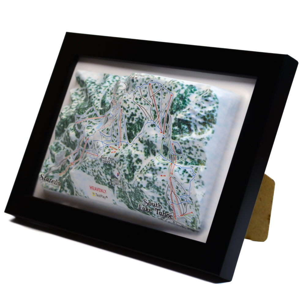 12_Heavenly 3D Ski Map_08 Heavenly 3D Ski Map by TestPlay - Souvenir, Keepsake, Decor