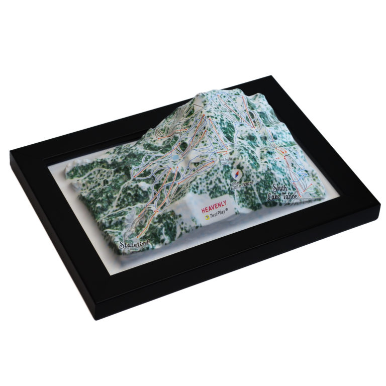 Heavenly 3D Ski Map by TestPlay - Souvenir, Keepsake, Decor