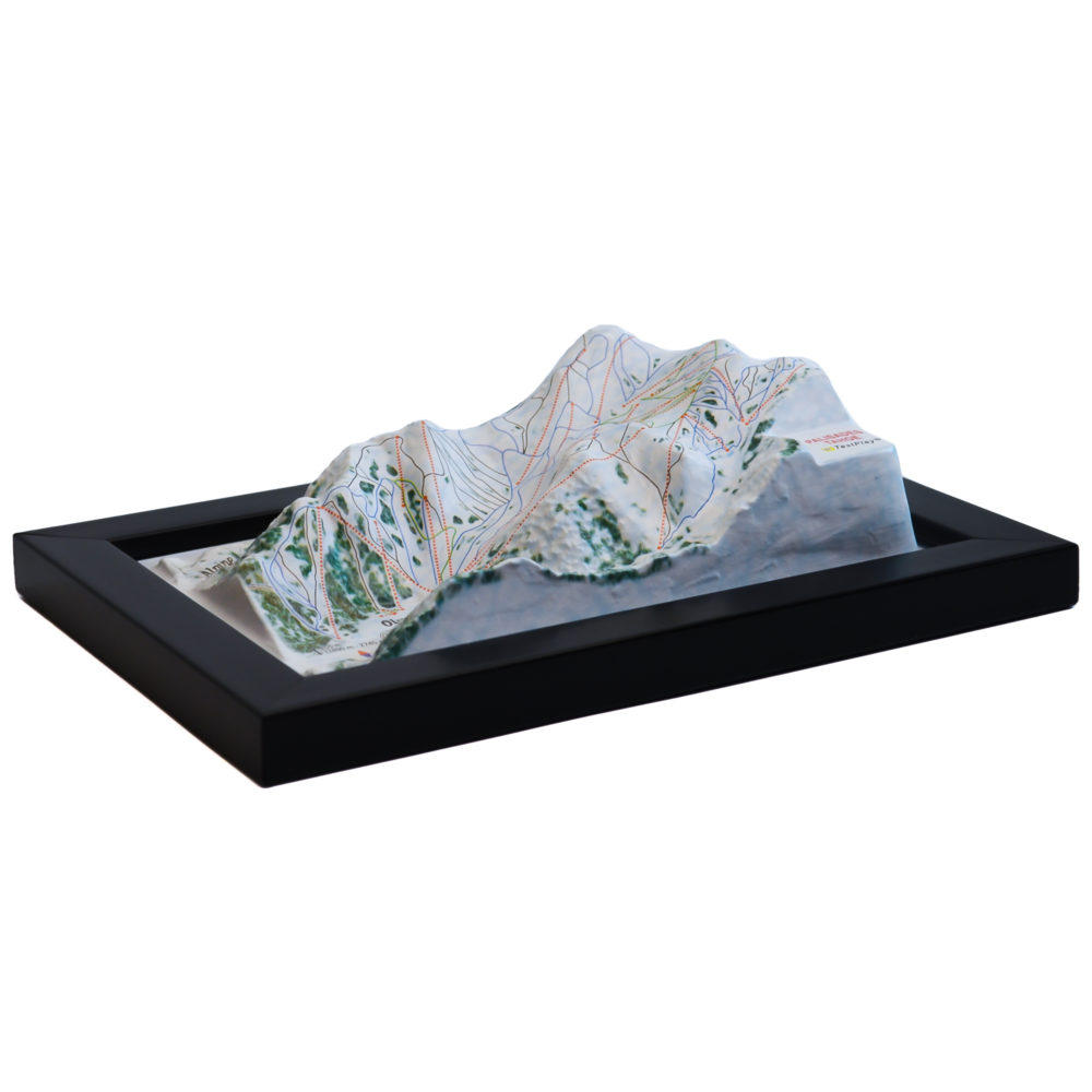 Palisades Tahoe 3D Ski Map by TestPlay - Souvenir, Keepsake, Decor