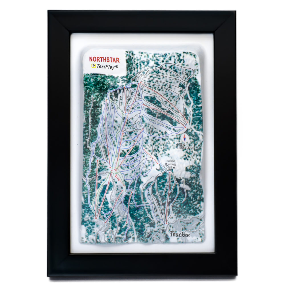 Northstar 3D Ski Map by TestPlay - Souvenir, Keepsake, Decor
