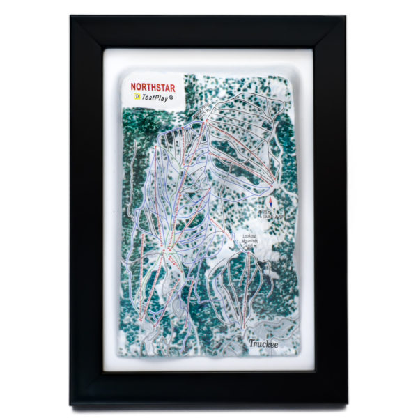 Northstar 3D Ski Map by TestPlay - Souvenir, Keepsake, Decor