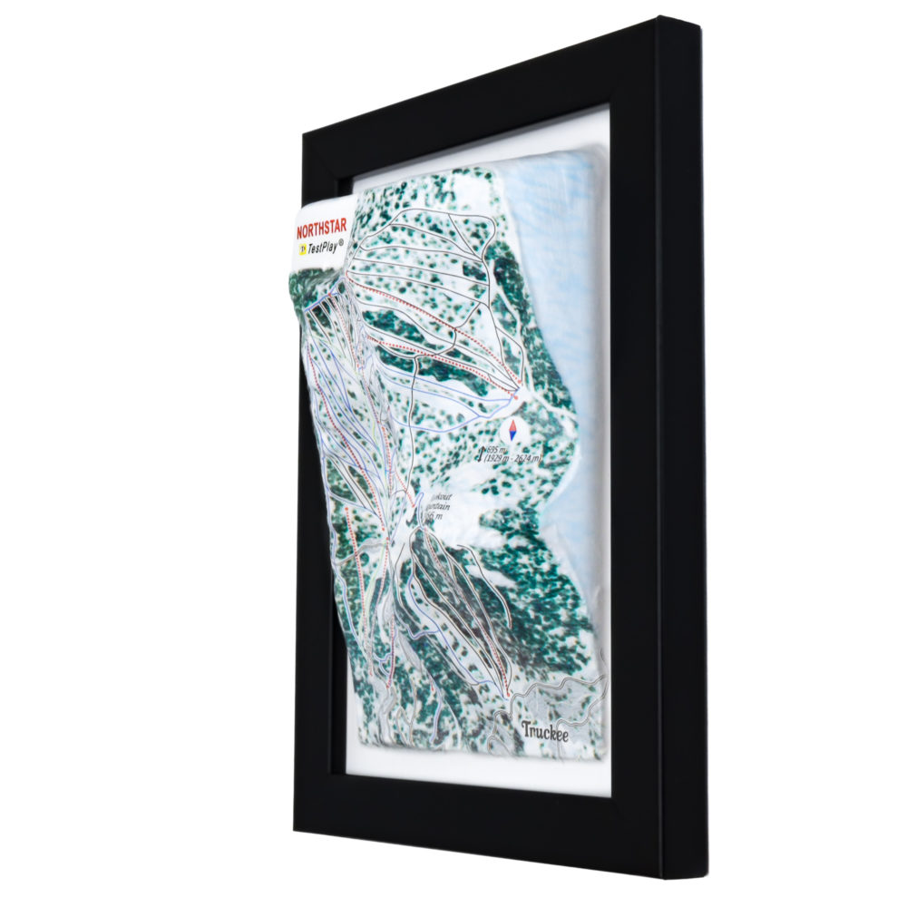 Northstar 3D Ski Map by TestPlay - Souvenir, Keepsake, Decor