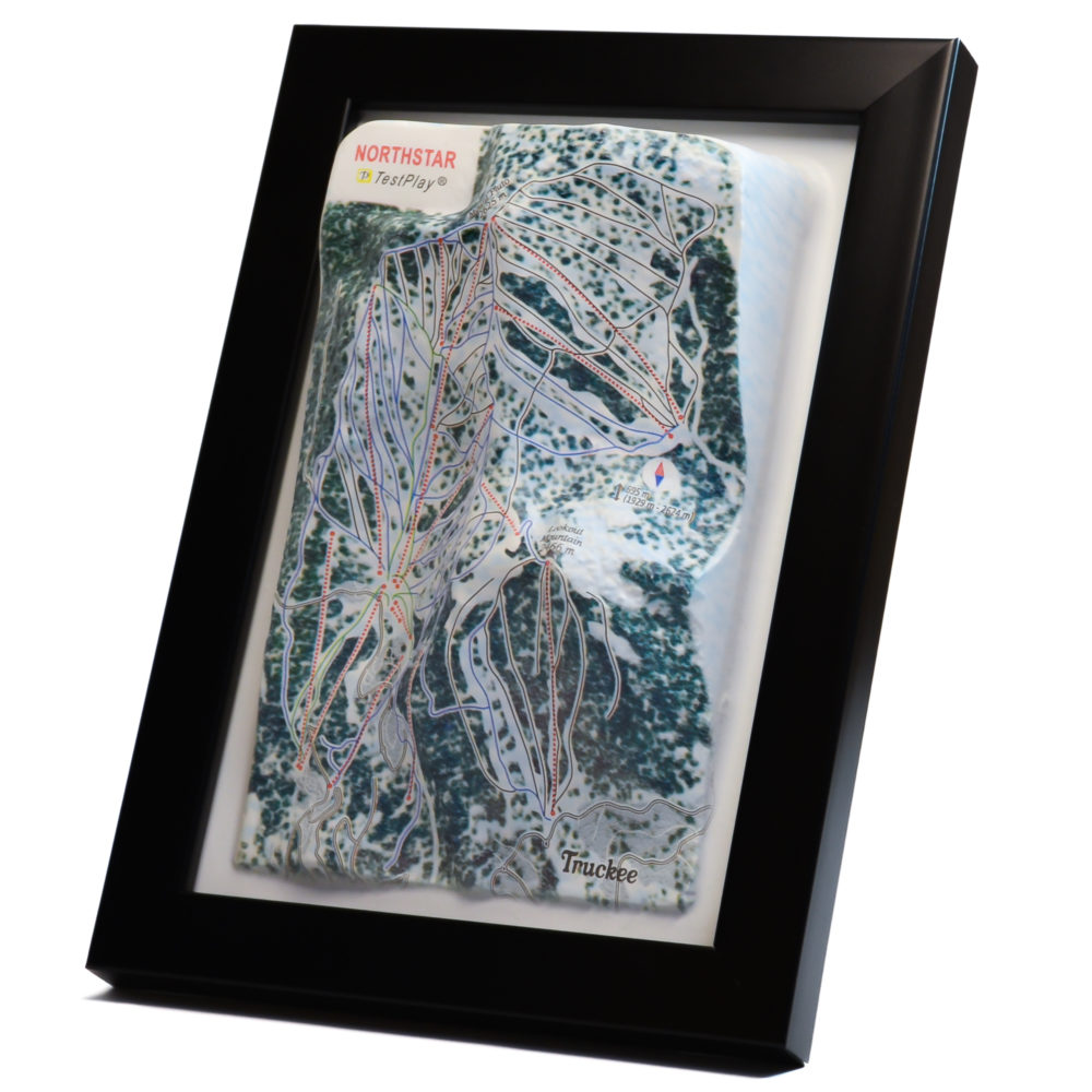Northstar 3D Ski Map by TestPlay - Souvenir, Keepsake, Decor
