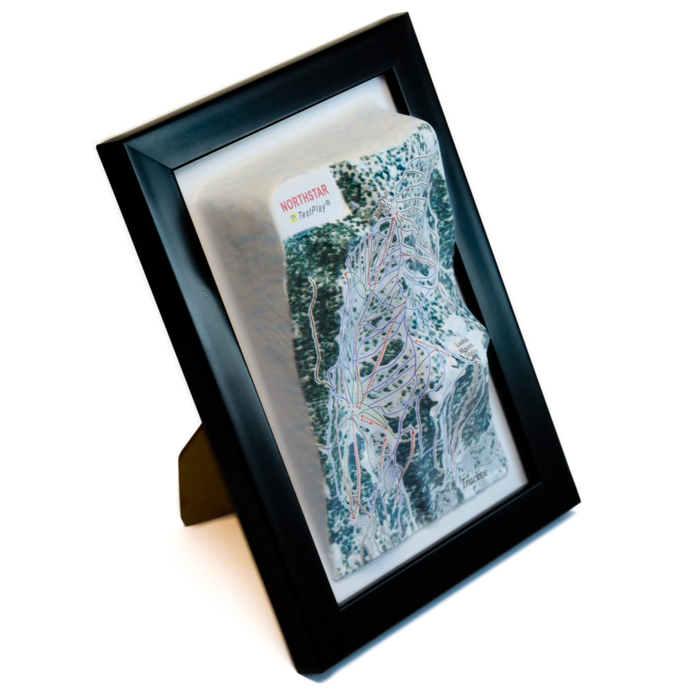 Northstar 3D Ski Map by TestPlay - Souvenir, Keepsake, Decor