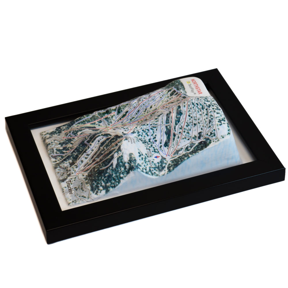 Northstar 3D Ski Map by TestPlay - Souvenir, Keepsake, Decor