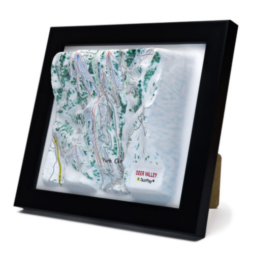 Deer Valley 3D Ski Map by TestPlay - Souvenir, Keepsake, Decor
