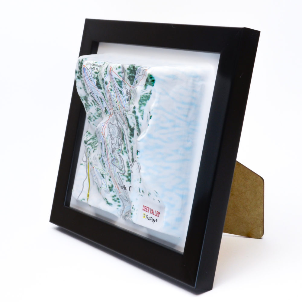 Deer Valley 3D Ski Map by TestPlay - Souvenir, Keepsake, Decor