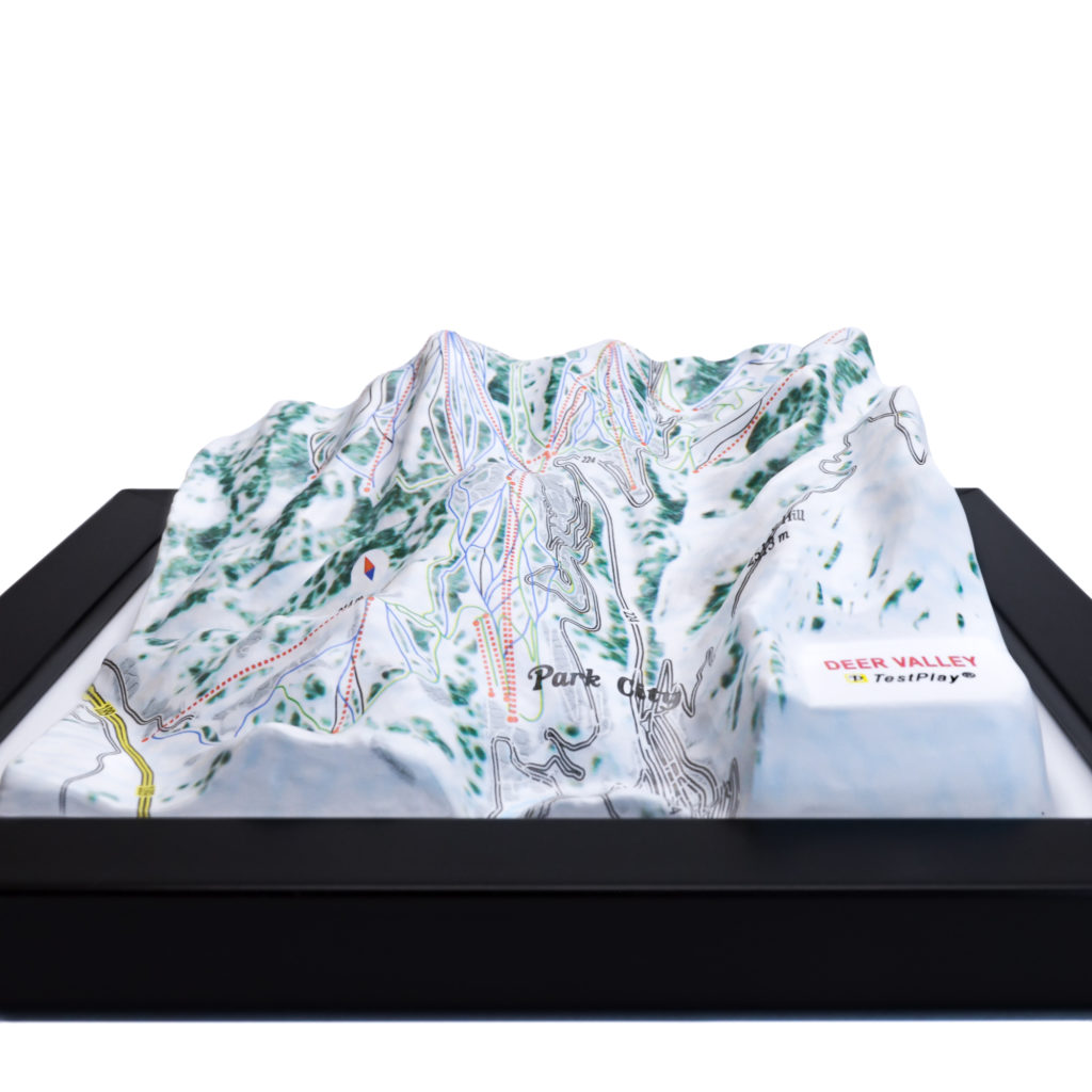 Deer Valley 3D Ski Map by TestPlay - Souvenir, Keepsake, Decor