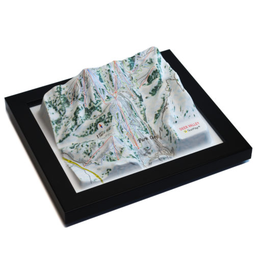 Deer Valley 3D Ski Map by TestPlay - Souvenir, Keepsake, Decor