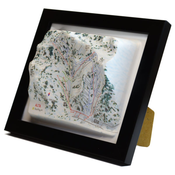 17_Alta 3D Ski Map_06 Alta 3D Ski Map by TestPlay - Souvenir, Keepsake, Decor