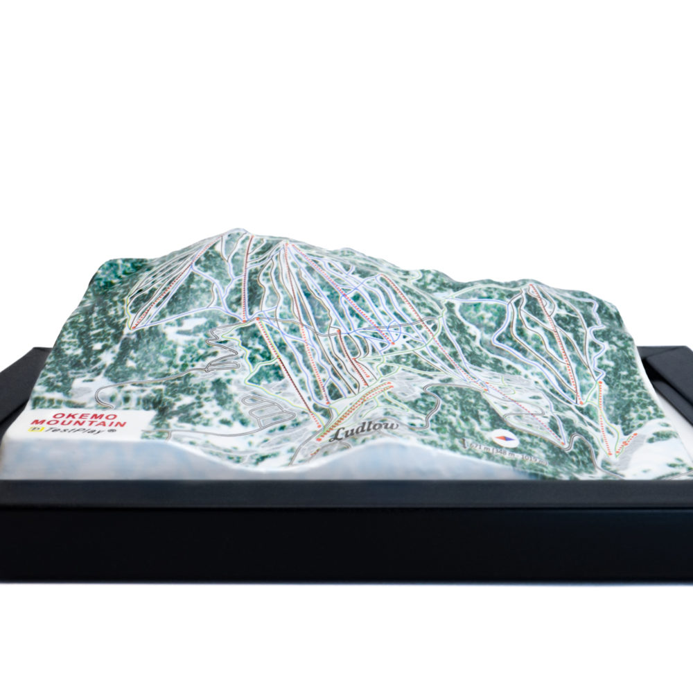 Okemo Mountain 3D Ski Map by TestPlay - Souvenir, Keepsake, Decor
