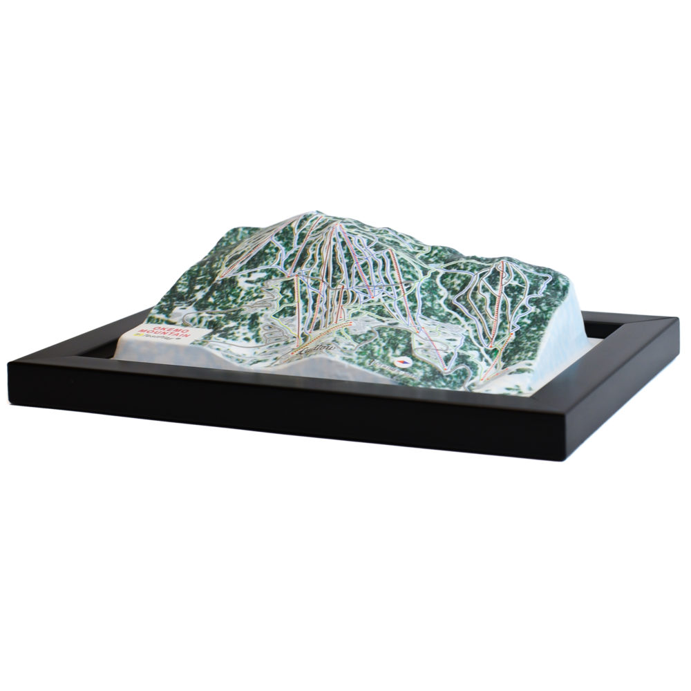 Okemo Mountain 3D Ski Map by TestPlay - Souvenir, Keepsake, Decor
