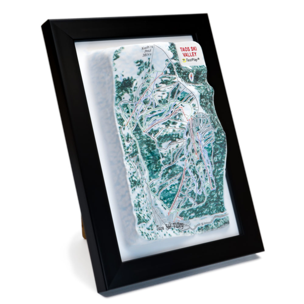 Taos Ski Valley 3D Ski Map by TestPlay - Souvenir, Keepsake, Decor