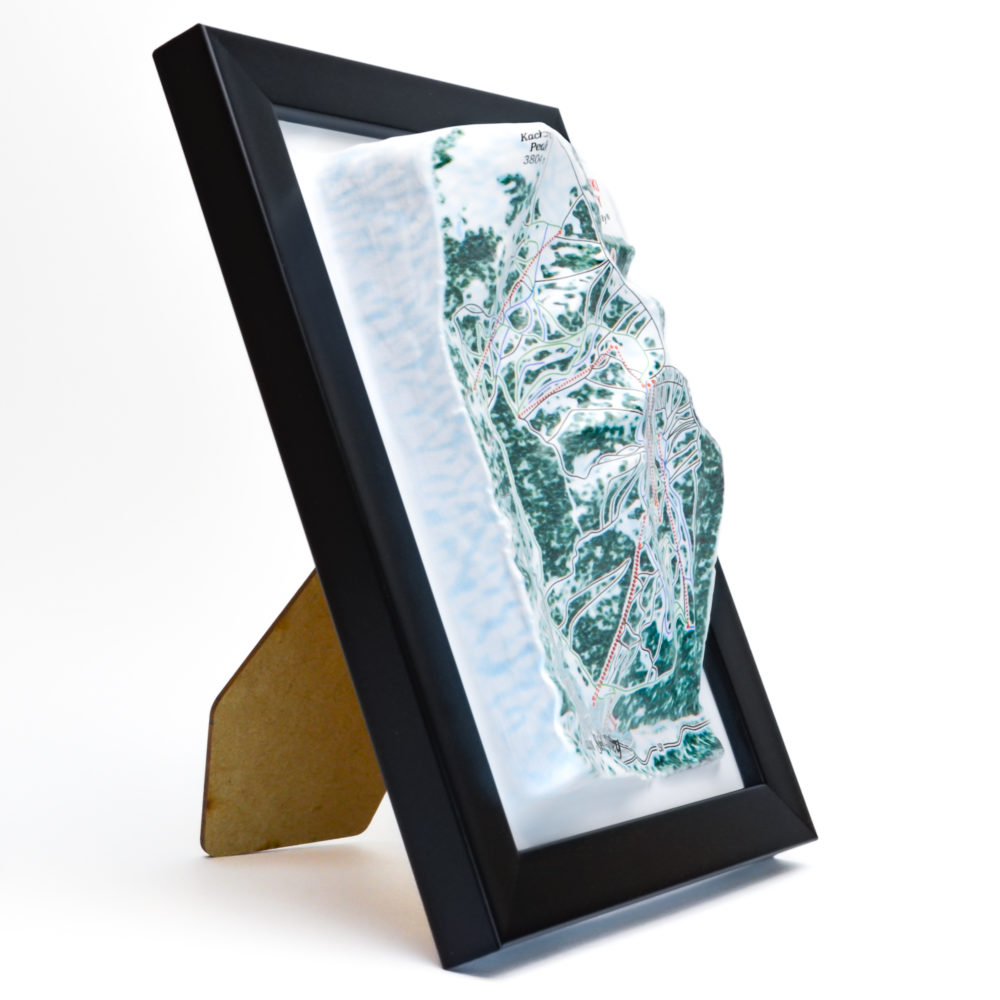 Taos Ski Valley 3D Ski Map by TestPlay - Souvenir, Keepsake, Decor
