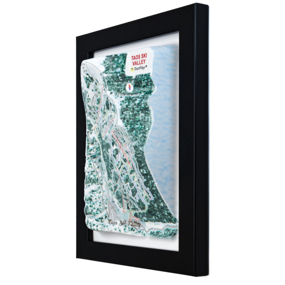 Taos Ski Valley 3D Ski Map by TestPlay - Souvenir, Keepsake, Decor