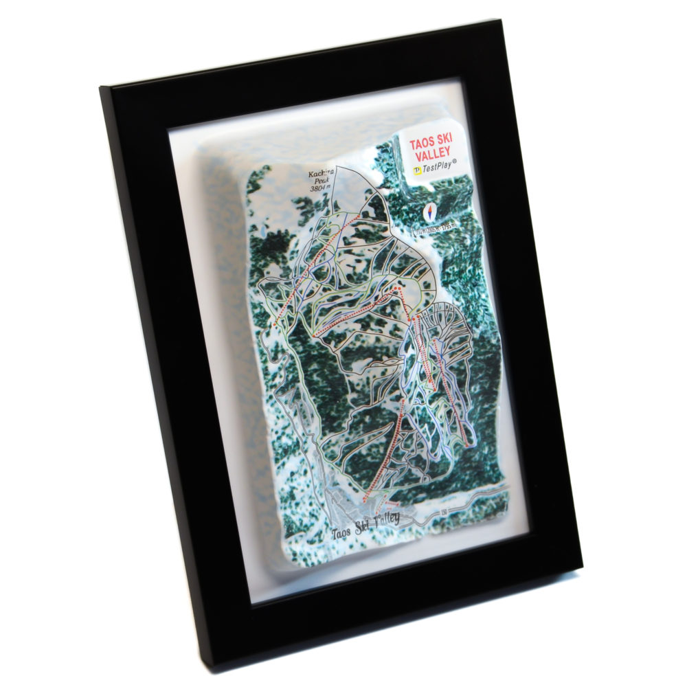 Taos Ski Valley 3D Ski Map by TestPlay - Souvenir, Keepsake, Decor