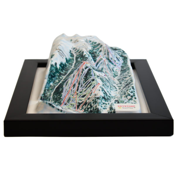 Keystone 3D Ski Map by TestPlay - Souvenir, Keepsake, Decor