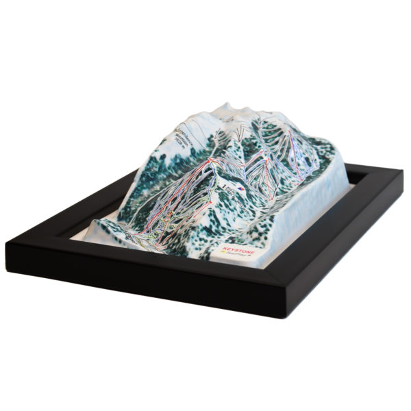 Keystone 3D Ski Map by TestPlay - Souvenir, Keepsake, Decor