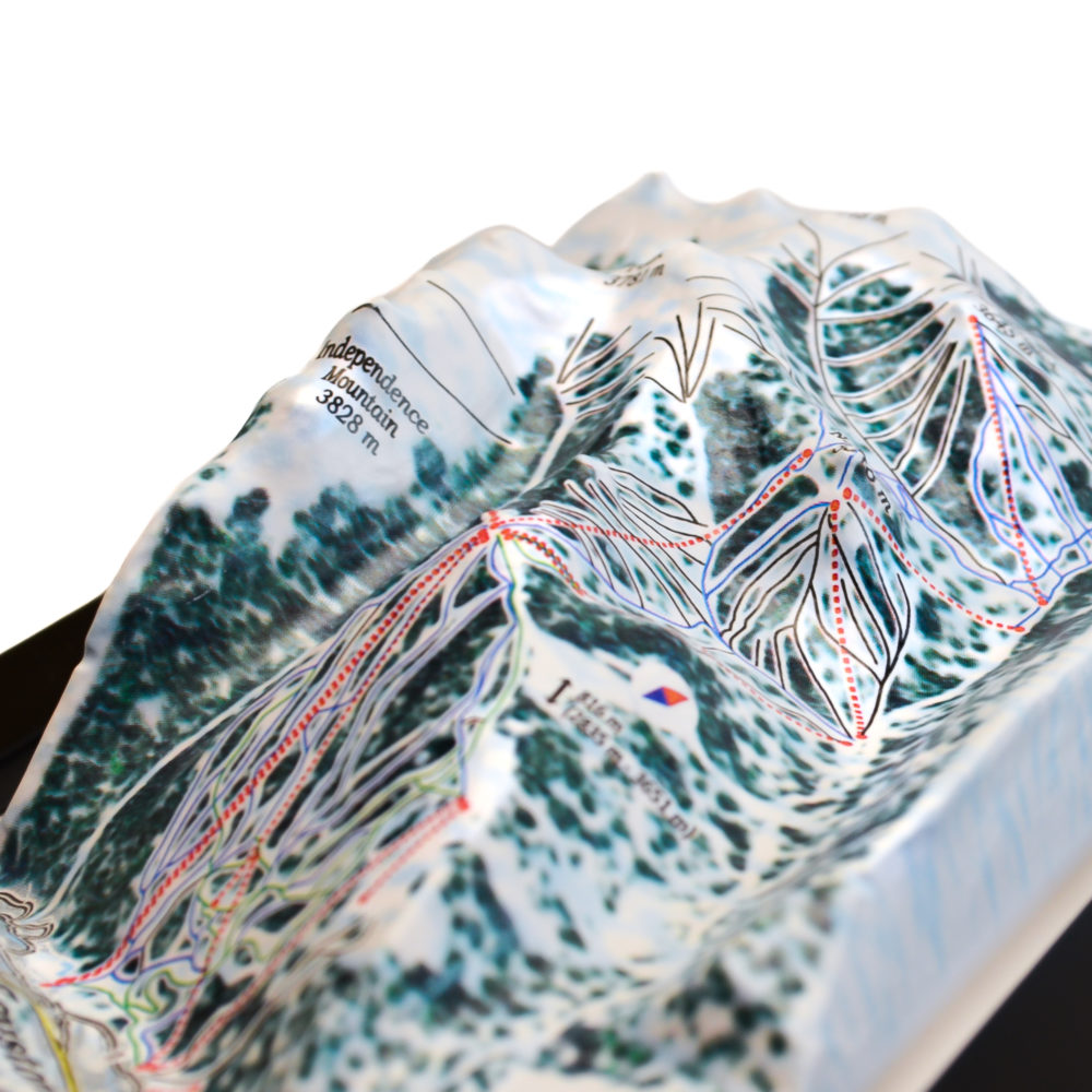 Keystone 3D Ski Map by TestPlay - Souvenir, Keepsake, Decor