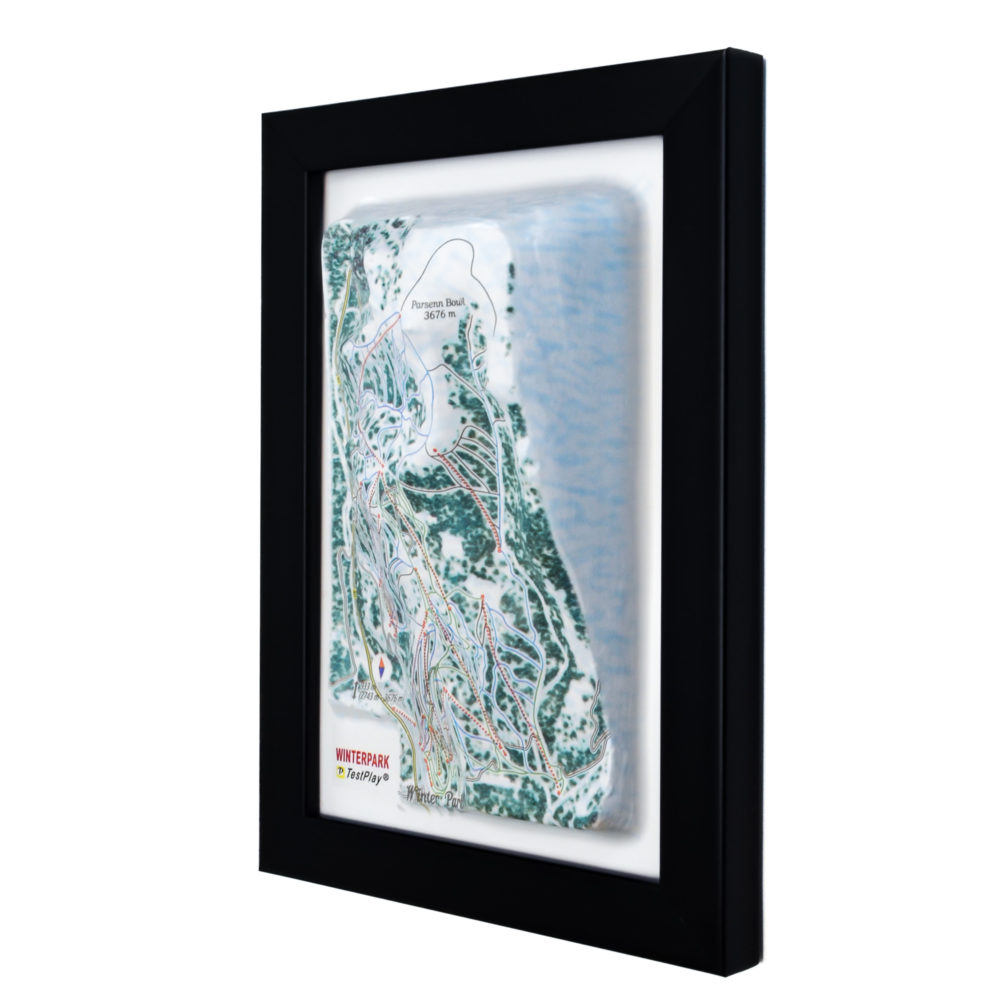 Winter Park 3D Ski Map by TestPlay - Souvenir, Keepsake, Decor