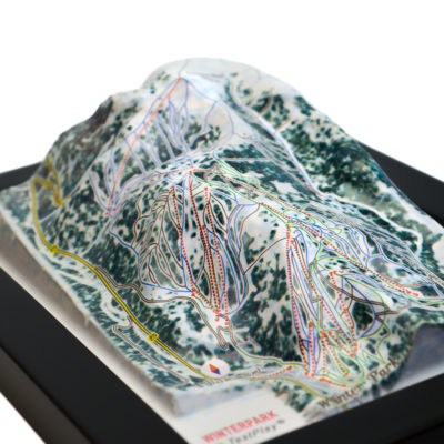 Winter Park 3D Ski Map by TestPlay - Souvenir, Keepsake, Decor