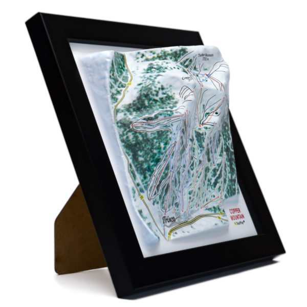 Copper Mountain 3D Ski Map by TestPlay - Souvenir, Keepsake, Decor