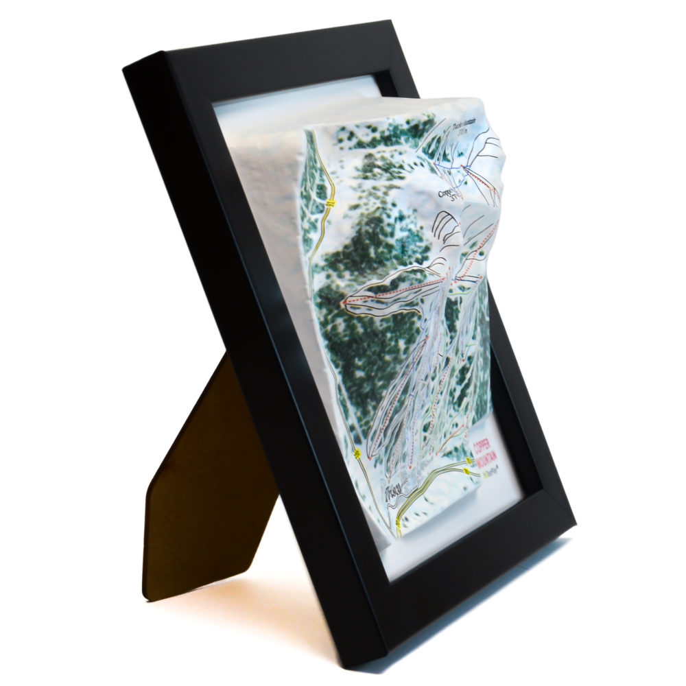 Copper Mountain 3D Ski Map by TestPlay - Souvenir, Keepsake, Decor