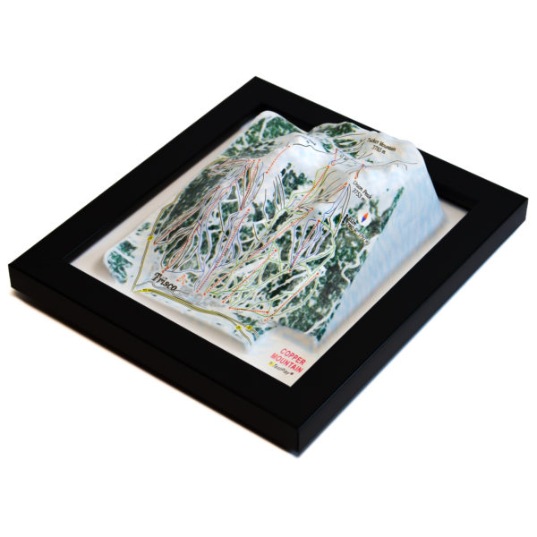 Copper Mountain 3D Ski Map by TestPlay - Souvenir, Keepsake, Decor