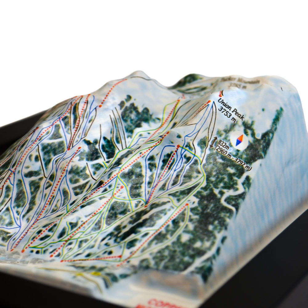 Copper Mountain 3D Ski Map by TestPlay - Souvenir, Keepsake, Decor